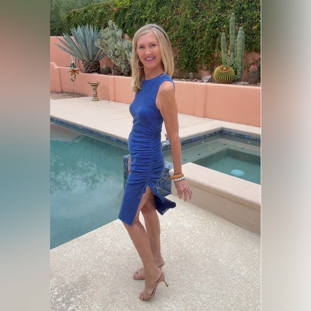 NWT MOA MOA BLUE DRESS-S